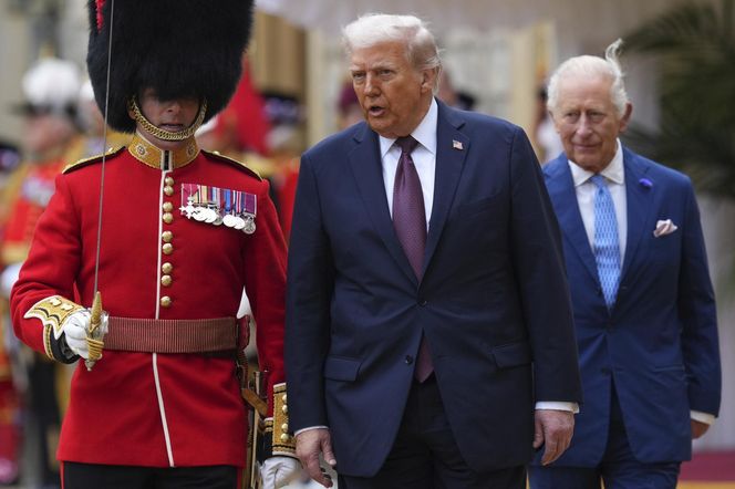 Donald Trump w Wielkiej Brytanii, spotkanie z królem Karolem III