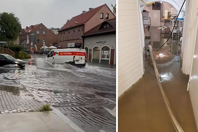 Zalania i podtopienia na Śląsku po ulewnych deszczach