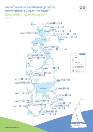 Bezpieczne żeglowanie z PGE szlak wielkich jezior mazurskich grafika