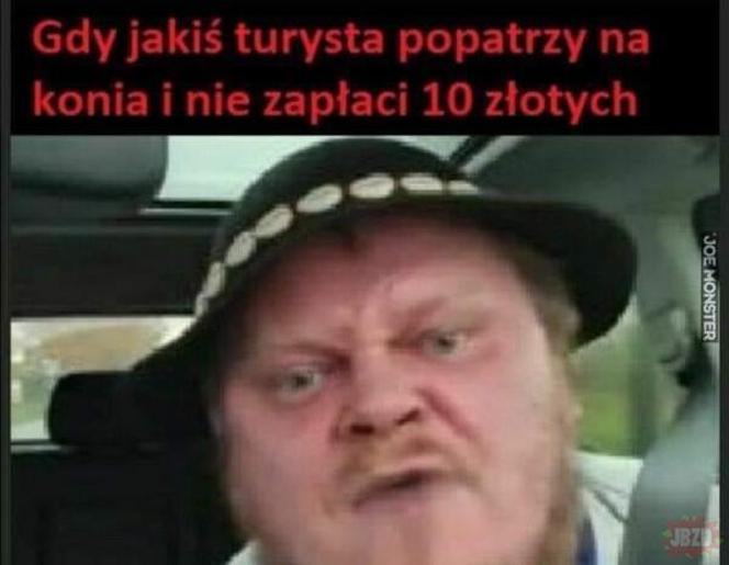Najlepsze memy z białym misiem z Krupówek!