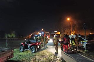  Staruszka błąkała się całą noc nad Wisłą