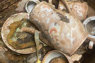 Skrzynia skarbów znaleziona podczas budowy kąpieliska w Zielonej Górze