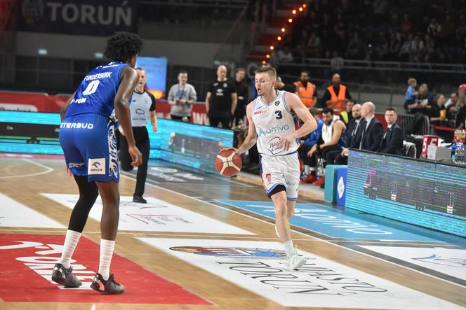 Arriva Polski Cukier Toruń - Anwil Włocławek, zdjęcia kibiców i zawodników z meczu 22. kolejki Orlen Basket Ligi