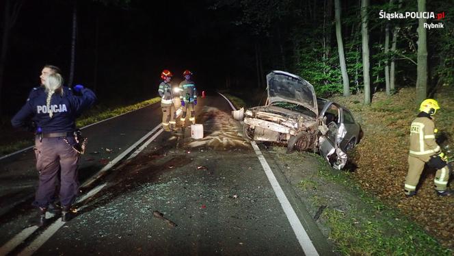 Koszmar. Zjechała z pasa i czołowo zderzyła się z oplem. Dwie osoby trafiły do szpitala