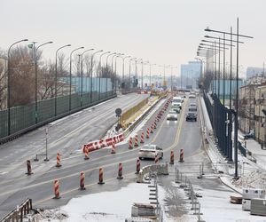 Otwarcie wiaduktu na Łazienkowskiej. Utrudnienia będą się jeszcze ciągnąć 