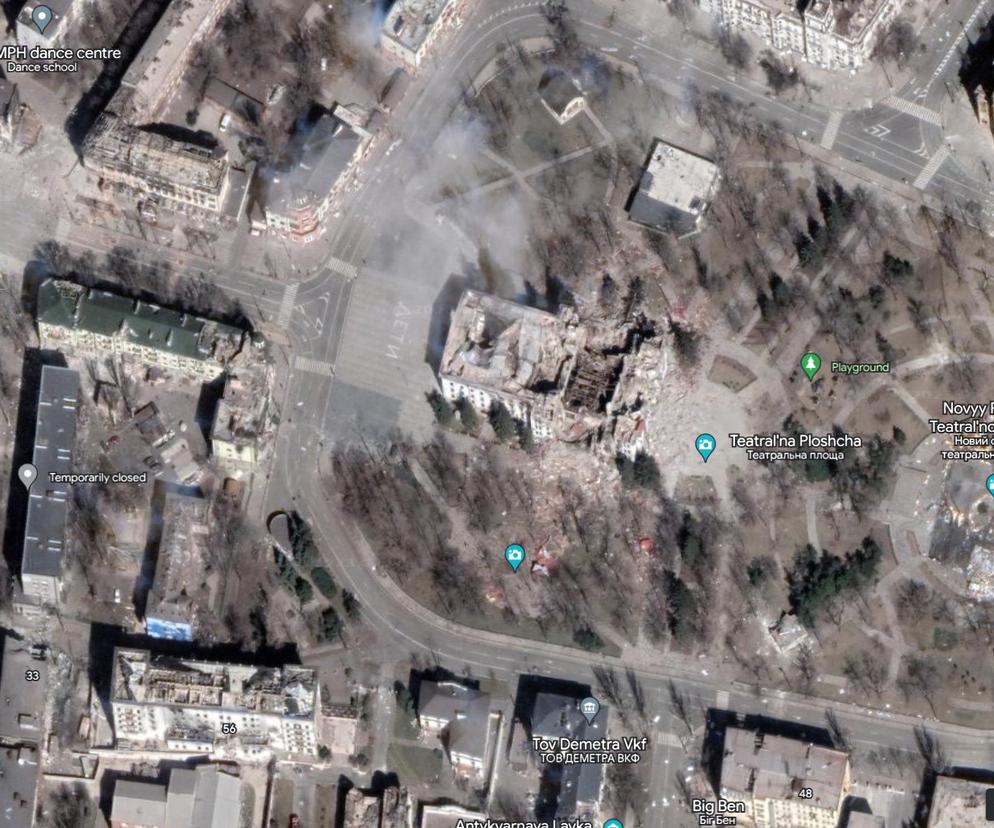 Nowe zdjęcia satelitarne Mariupola