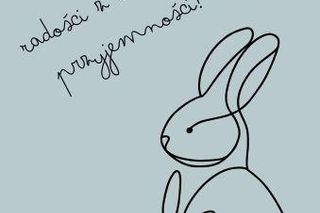 Kartka wielkanocna z życzeniami