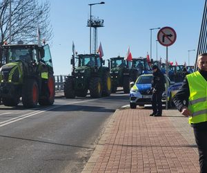 Protest rolników w Opolu w środę 19 marca 2025 roku