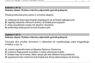 Egzamin gimnazjalny, język polski ARKUSZE
