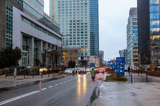 Ulica Grzybowska w Warszawie przed przebudową