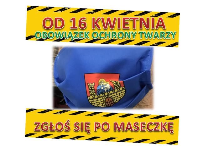 Frombork rozda mieszkańcom darmowe maseczki ochronne