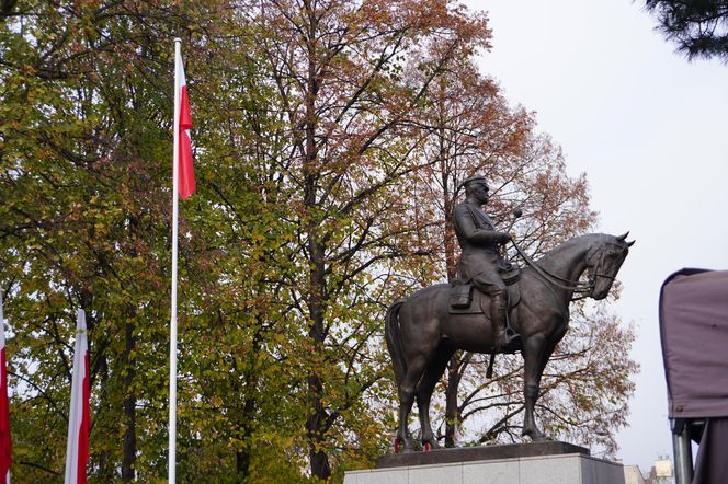  Uroczystości pod pomnikiem Józefa Piłsudskiego w Rzeszowie 