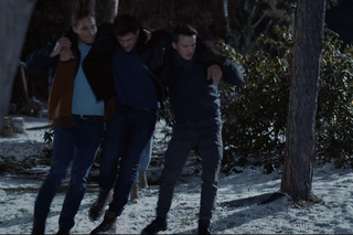 M jak miłość, odcinek 1734: Marcin (Mikołaj Roznerski), Jakub (Krzysztof Kwiatkowski), Olek (Maurycy Popiel)