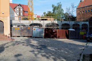 Budowa kamienicy przy ul. Kurkowej - październik 2020