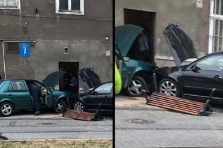 Gdańsk: Wjechał samochodem w kamienicę! [ZDJĘCIA]