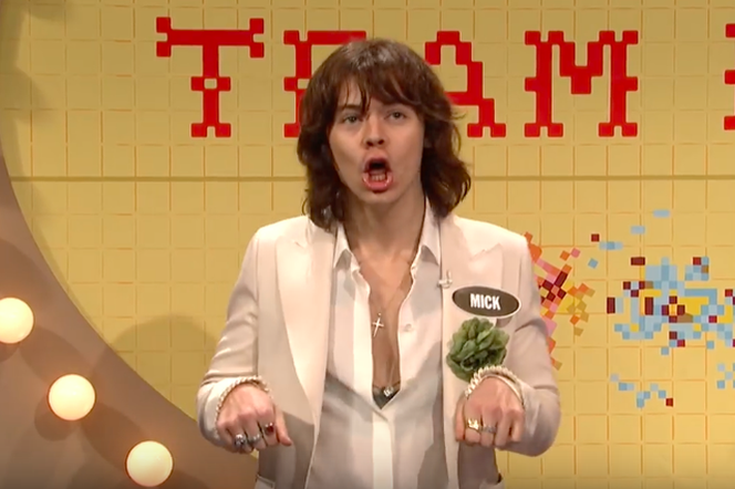 Harry Styles jako Mick Jagger w SNL