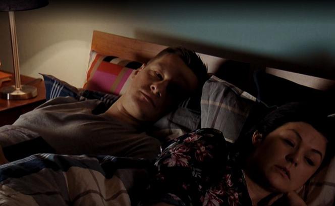 M jak miłość, odc. 1513. Piotrek (Marcin Mroczek), Kinga (Katarzyna Cichopek)