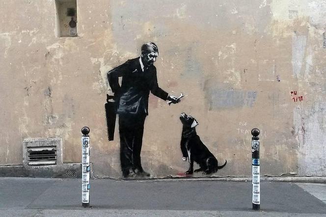 Graffiti Banksy'ego