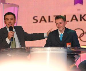 Maciej Kurzajewski i Adam Małysz