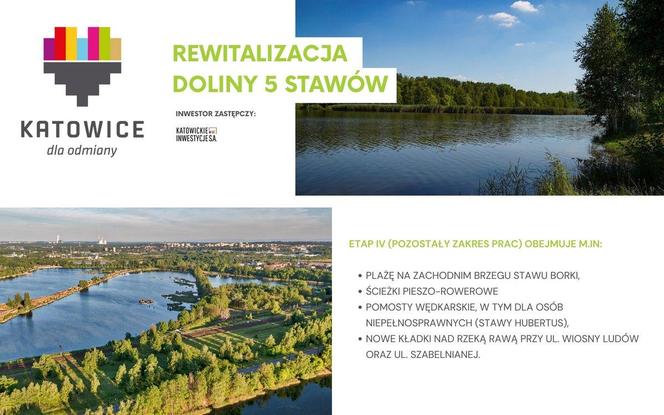 Katowice podpisały umowę na realizację II etapu rewitalizacji Doliny 5 Stawów