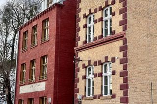 Gdańsk. Kamienice przy ul. Na Stoku 23 i 25 