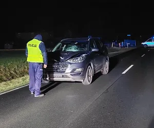 Pieszy nagle wbiegł pod samochód! Mężczyzna nie żyje