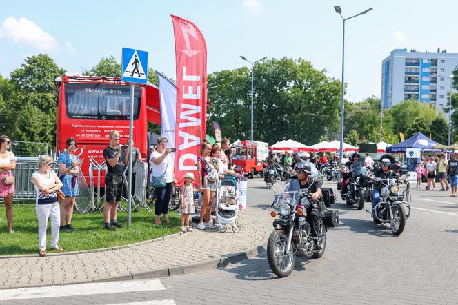 Parada motocyklistów w Dąbrowie Górniczej