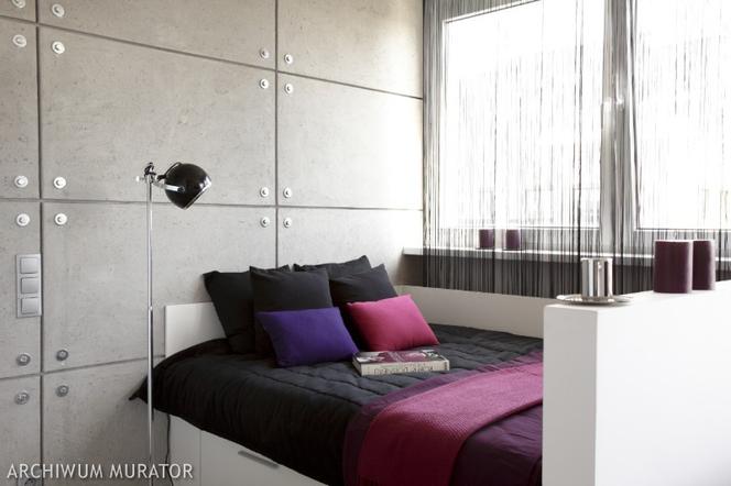 Beton w sypialni