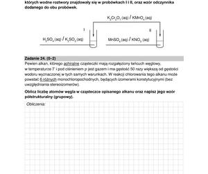 Matura 2023: chemia formuła 2015