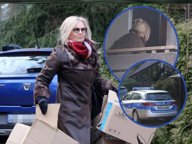 Sylwia Wysocka z komornikiem do bylego