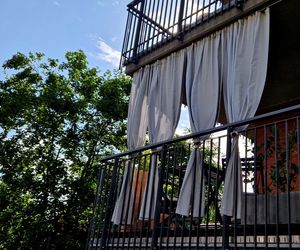 Zasłony na balkon