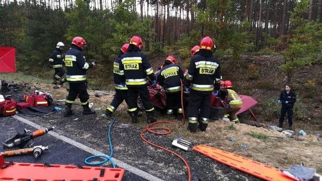MAKABRYCZNY wypadek w Łódzkiem. Cztery osoby NIE ŻYJĄ