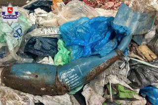 Radzyń Podlaski: BOMBA LOTNICZA w stercie śmieci. NIEBEZPIECZNE znalezisko