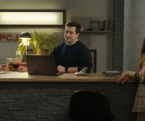 Barwy szczęścia odc. 3232. Malwina (Joanna Gleń), Herman  (Maciej Raniszewski), Regina (Kamila Kamińska), Franek (Mateusz Banasiuk)