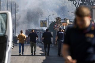 Wybuch w punkcie dystrybucji benzyny w Rzymie.