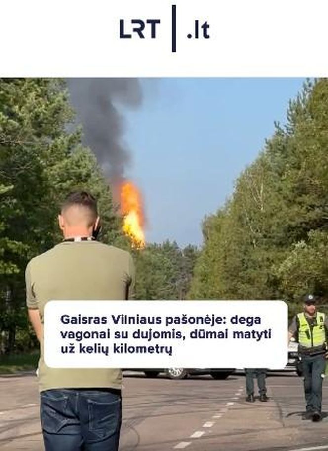 Pożar wagonów Orlenu