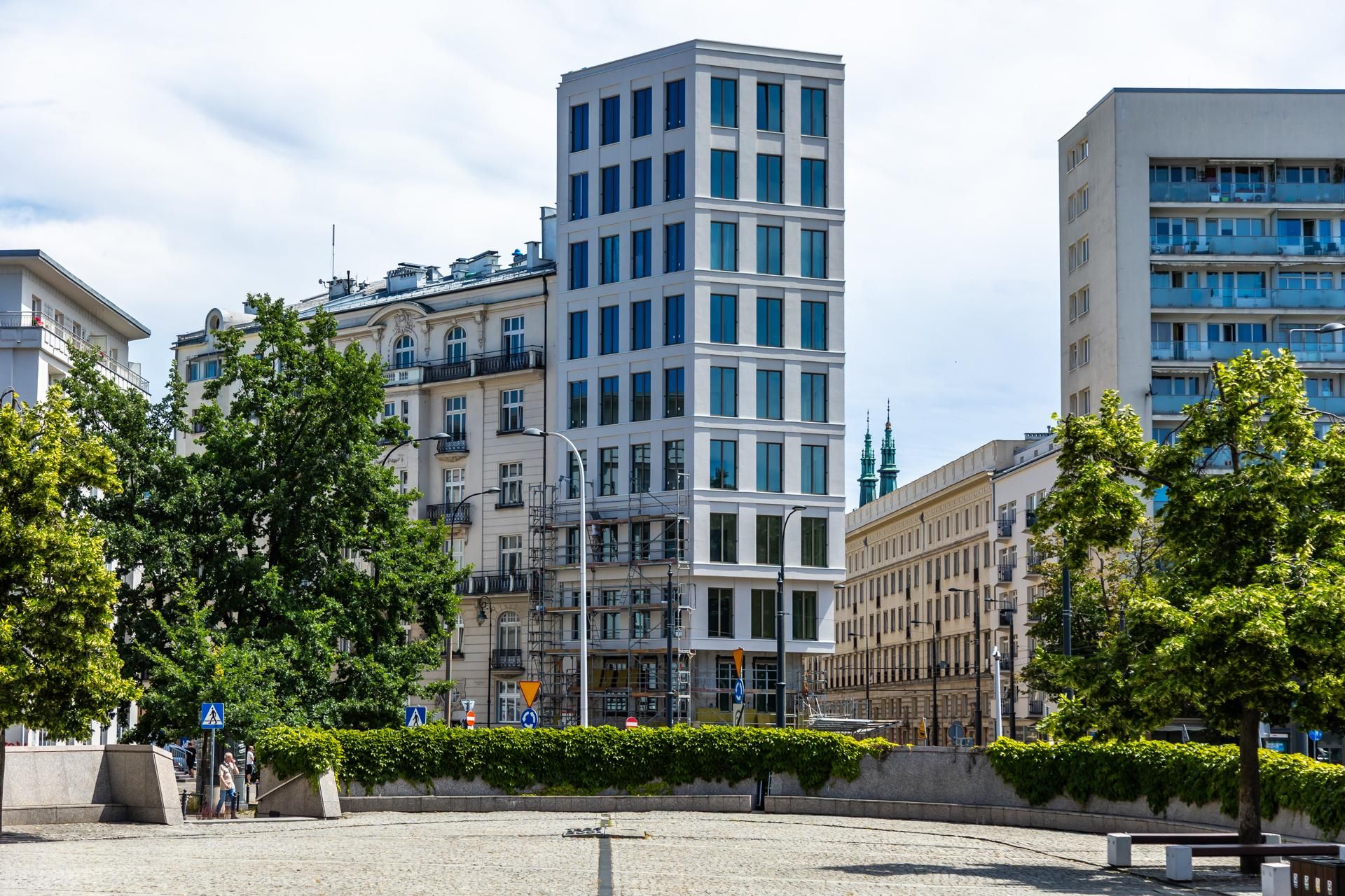 Dawny „szkieletor” przy placu Politechniki 4 w Warszawie