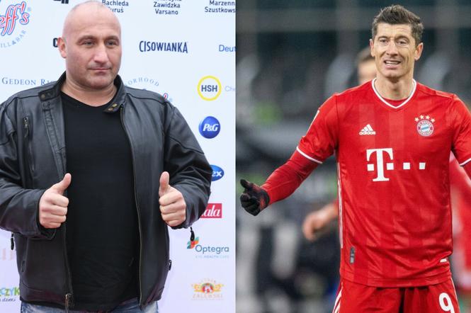 Marcin Najman i Robert Lewandowski