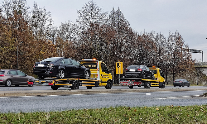 Kolizja DK 79 Katowice