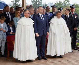 Prezydent na dożynkach.