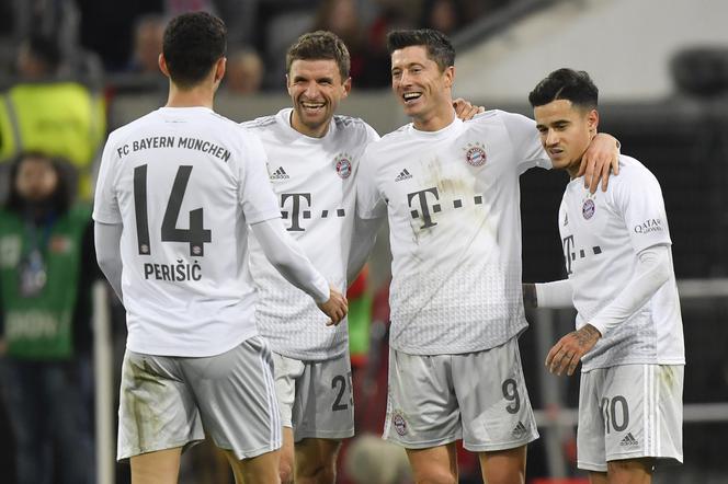 Thomas Mueller, Robert Lewandowski, Philippe Coutinho, Bayern Monachium