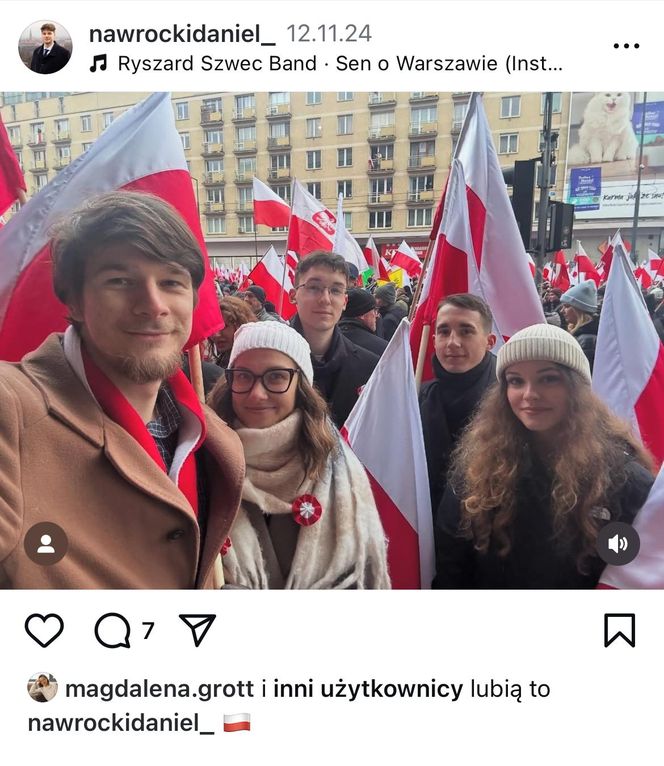 Daniel Nawrocki i jego dziewczyna, Magdalena Grott 