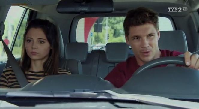 M jak miłość odc. 1397. Iza (Adriana Kalska), Marcin (Mikołaj Roznerski)