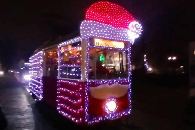 Mikołajkowy tramwaj w Szczecinie