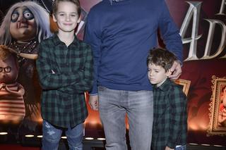 Jan Wieczorkowski z żoną i synami