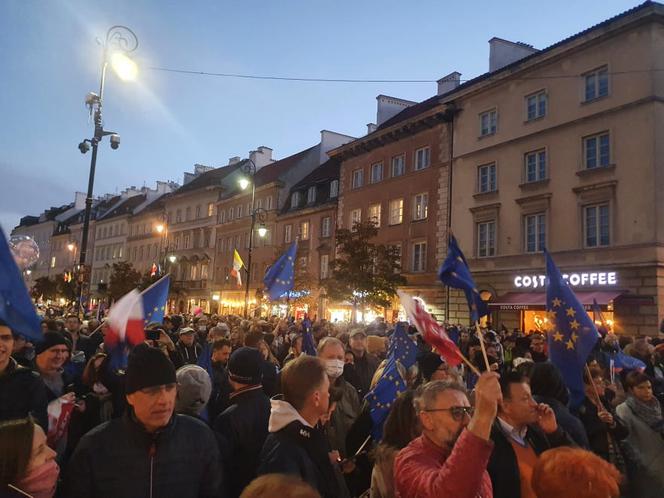 protest Warszawa 