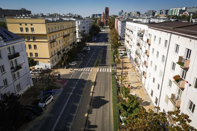 Remont ulicy Filtrowej na Ochocie