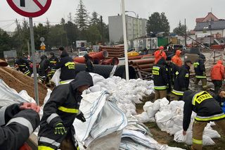 Bohaterscy strażacy z woj. łódzkiego. Sprawdź, ilu z nich ruszyło walczyć z powodzią 