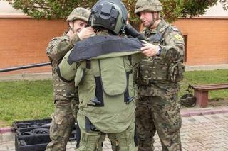 Ćwiczenia w szkole w Mścicach