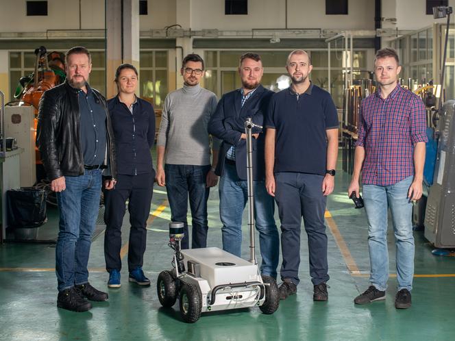 W Szczecinie powstał robot, który walczy z koronawirusem